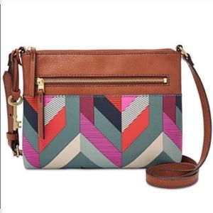SOLD❗️❗️❗️Fossil Fiona Chevron Crossbody